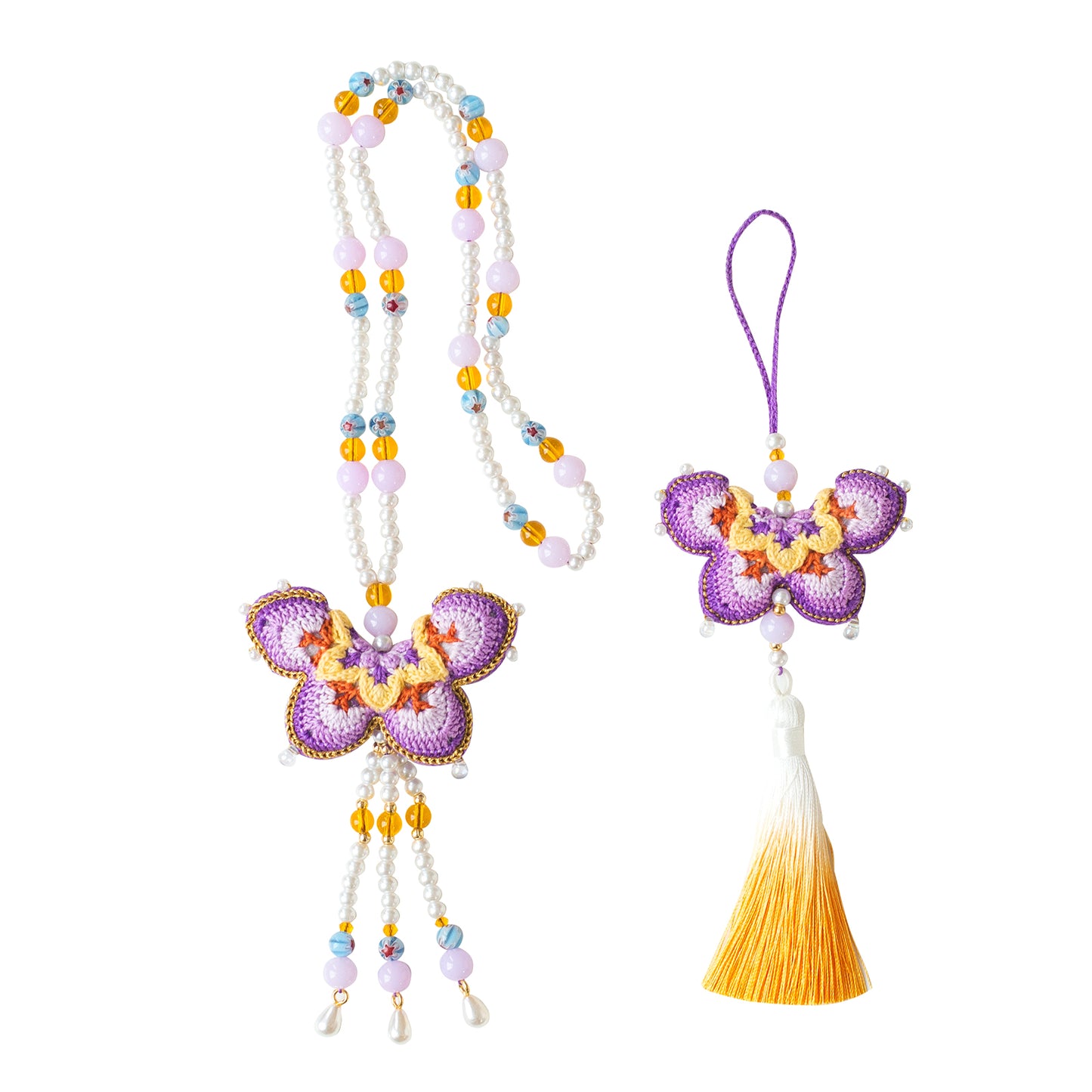 Butterfly Scent Sachet Crochet Yarn Kit | Chinese Aesthetics Series | Susan's Family