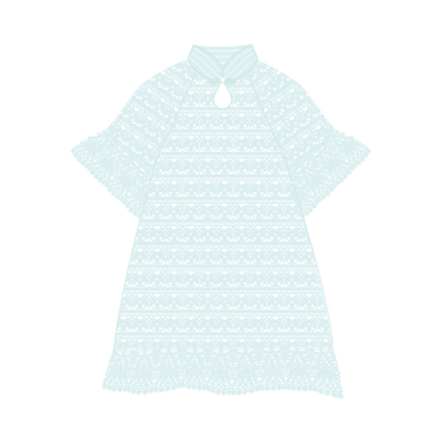 Southern Breeze Modern Qipao Crochet Yarn Kit | Susan's Family