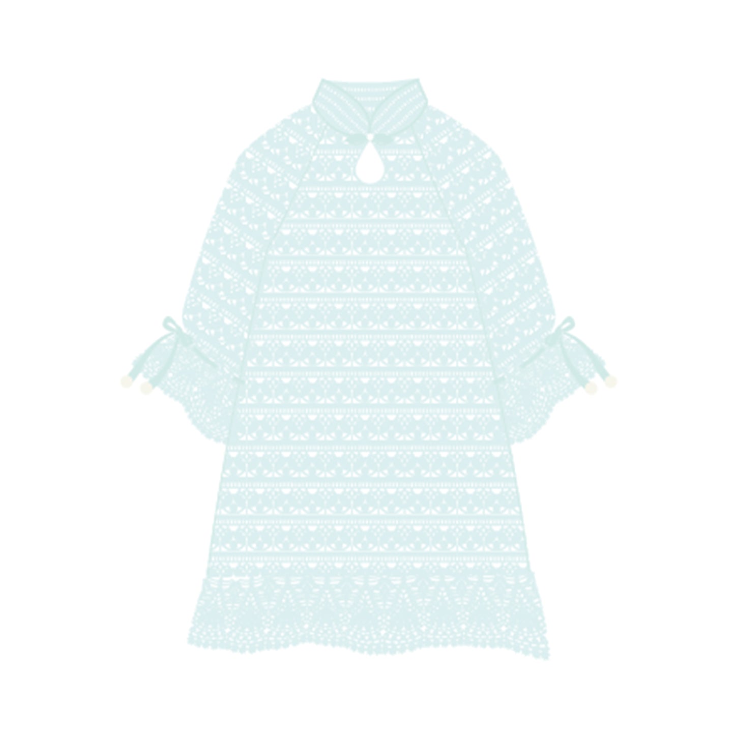 Southern Breeze Modern Qipao Crochet Yarn Kit | Susan's Family
