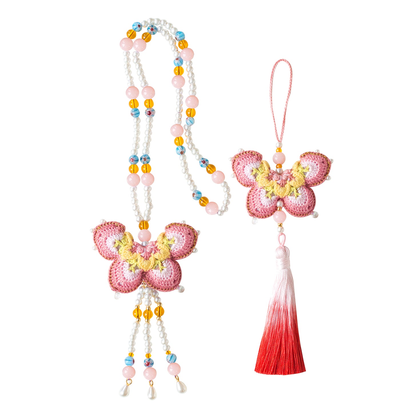 Butterfly Scent Sachet Crochet Yarn Kit | Chinese Aesthetics Series | Susan's Family