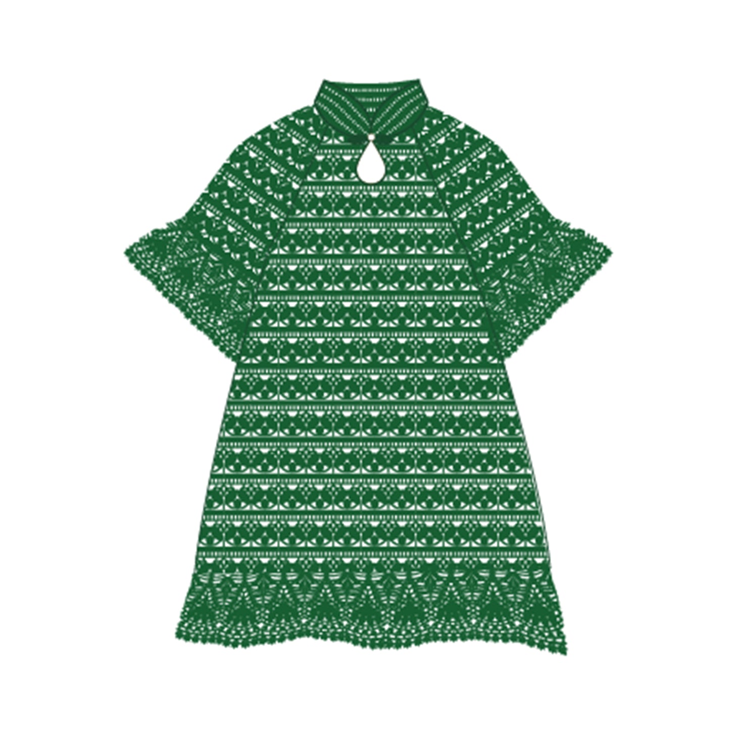 Southern Breeze Modern Qipao Crochet Yarn Kit | Susan's Family