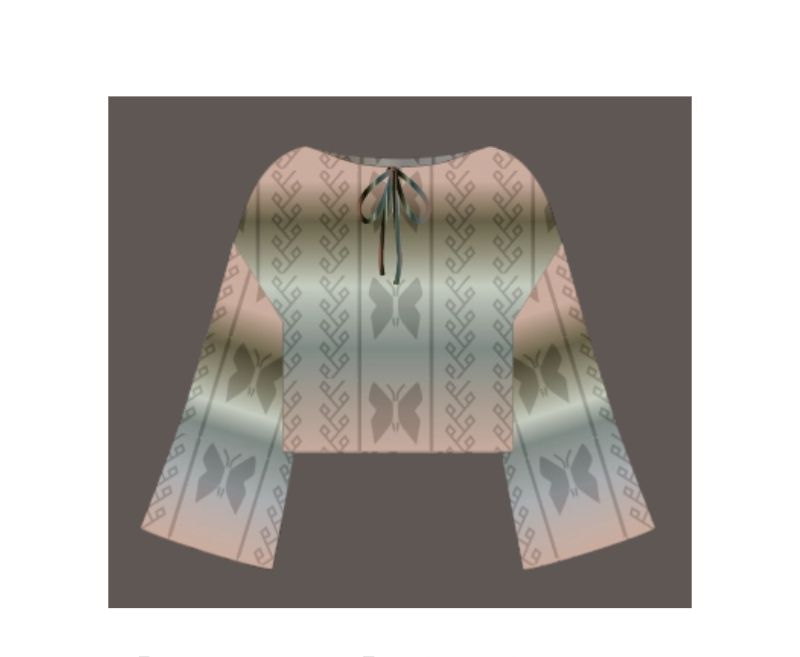 Butterfly Shade Pullover Knit Yarn Kit