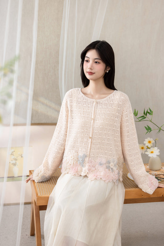 Dewdrop Cardigan Crochet Kit