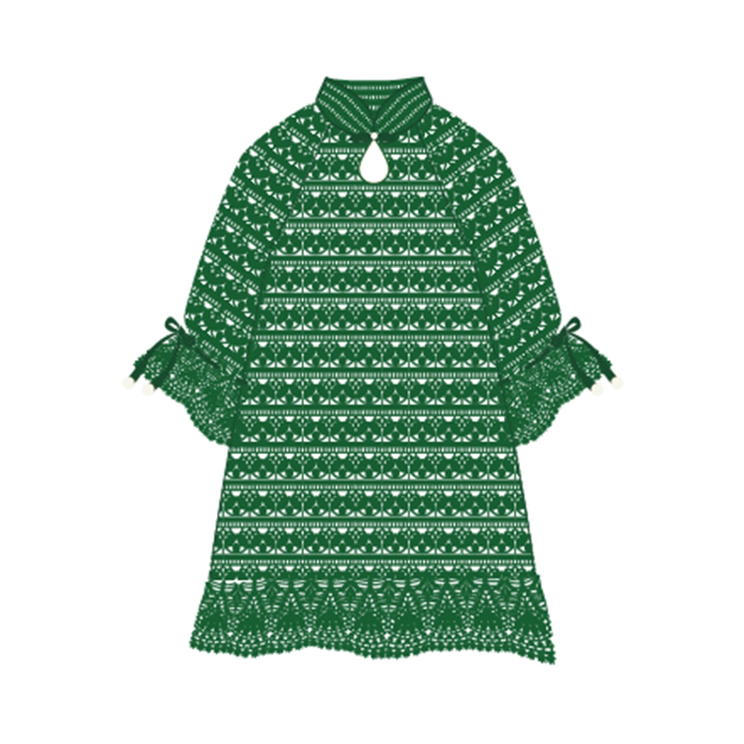 Southern Breeze Modern Qipao Crochet Yarn Kit | Susan's Family