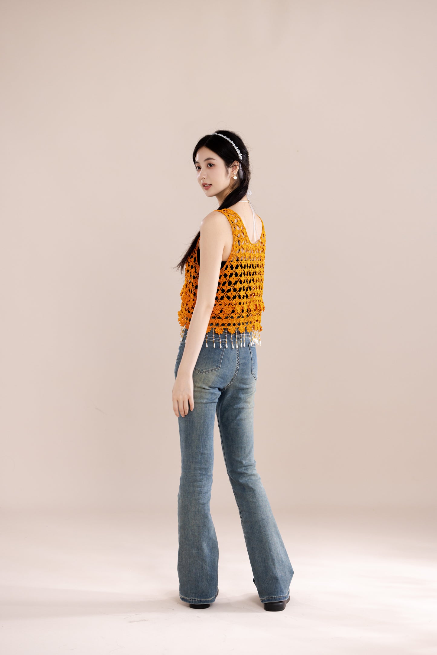 Sparkling Tassel Vest | Crochet Chart Pattern | Limited Written Instructions | Video Tutorial Available