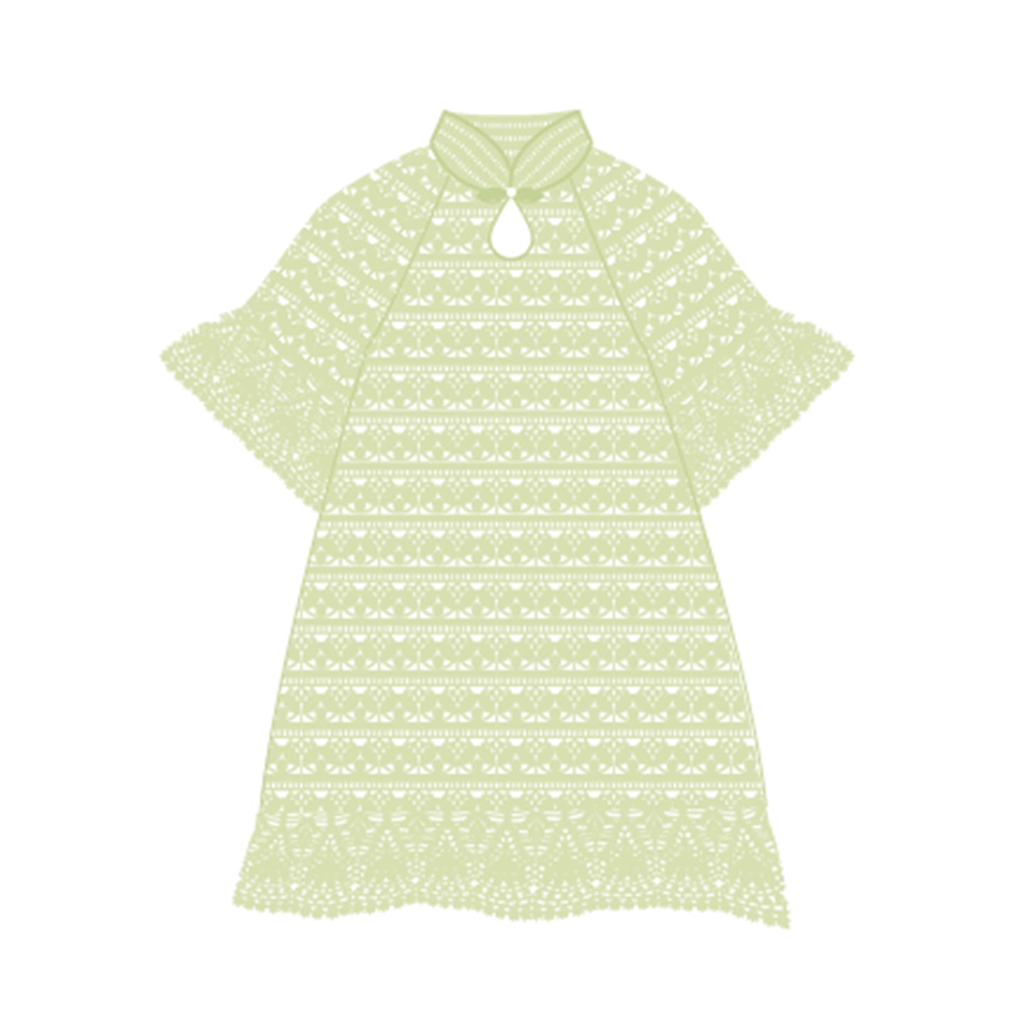 Southern Breeze Modern Qipao Crochet Yarn Kit | Susan's Family