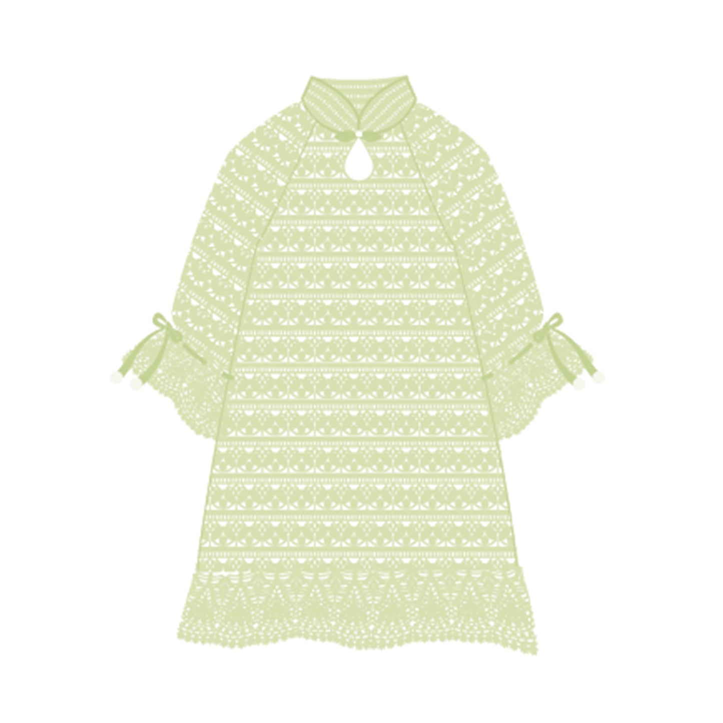 Southern Breeze Modern Qipao Crochet Yarn Kit | Susan's Family