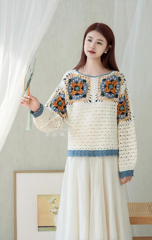 Rainbow Motif Top Crochet Kit