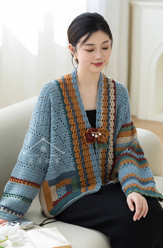 Lazy Loose Coat Crochet Pattern