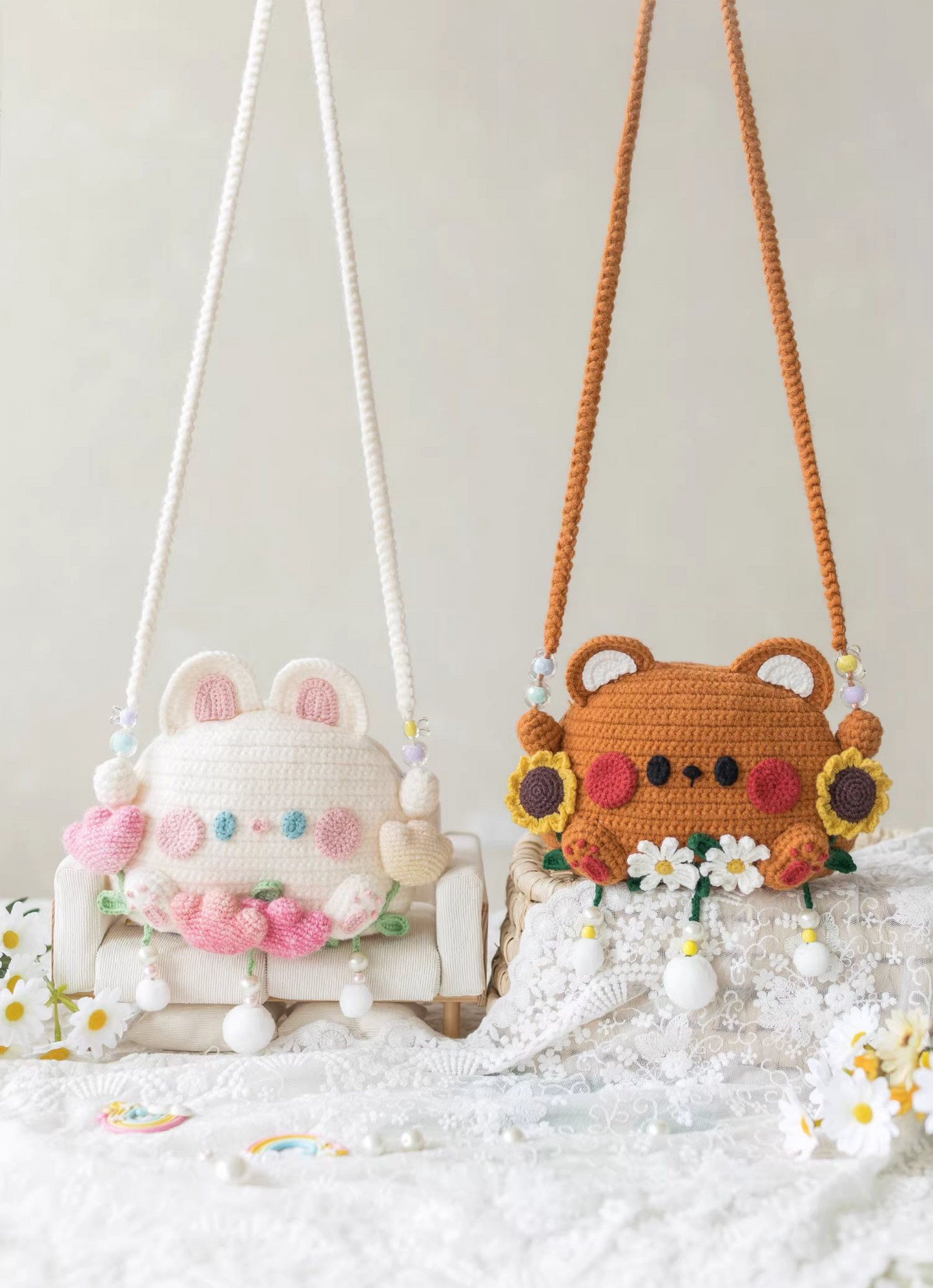 Cutie Flower Bag Digital Crochet Pattern