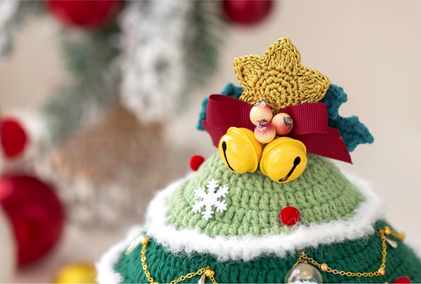 Christmas Tree Storage Box Crochet Yarn Kit | Susan's Family