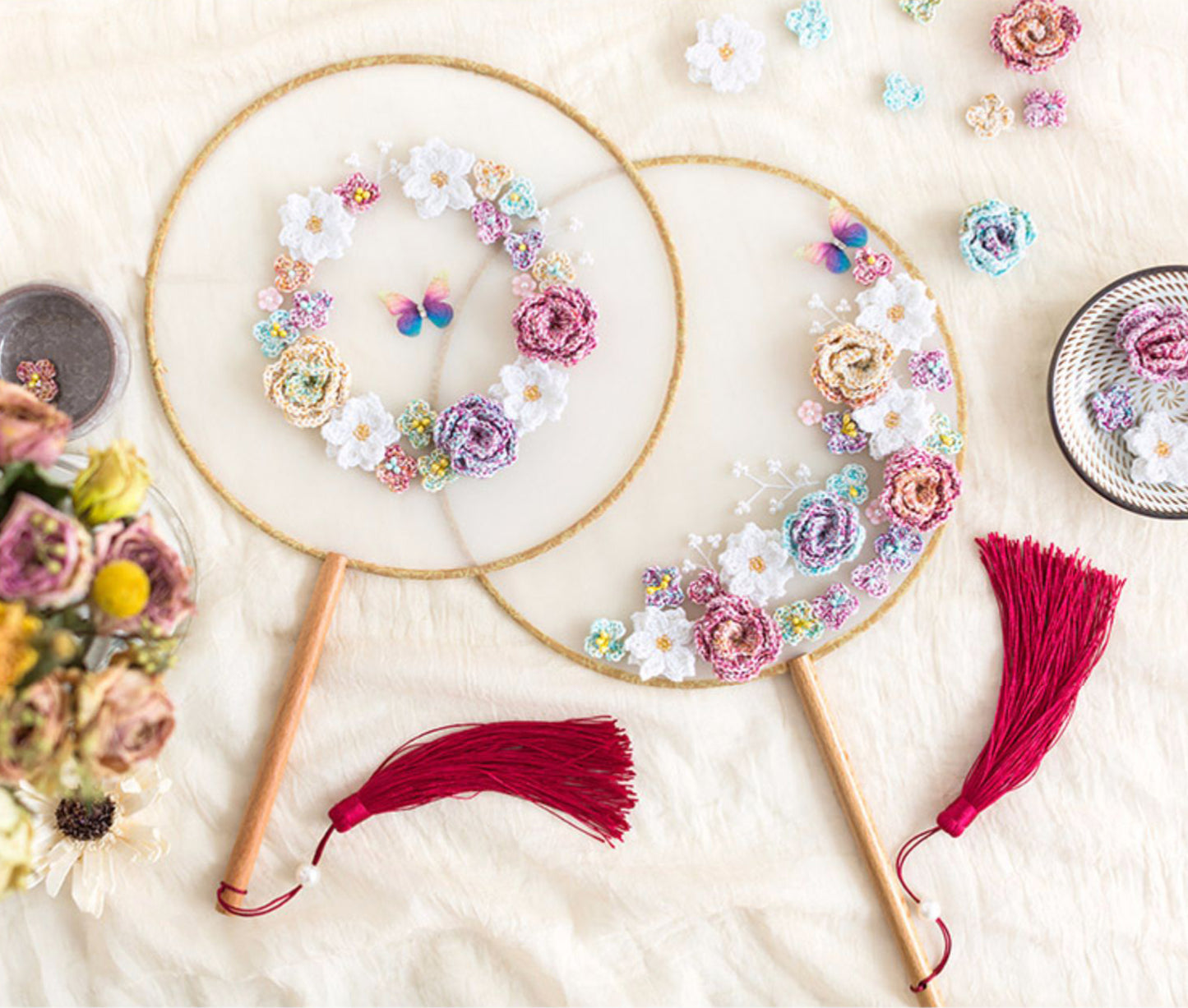 Blossoms on Frame Crochet Yarn Kit
