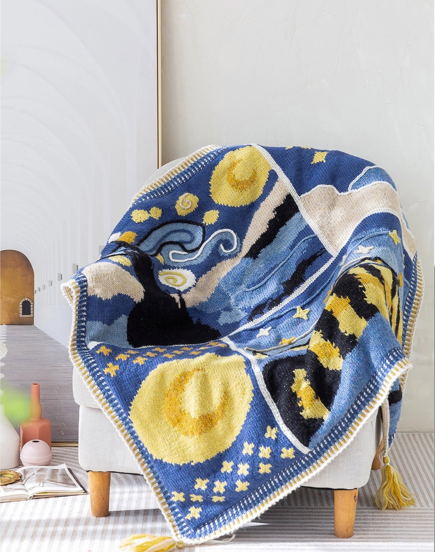 Starry Night Blanket Knit Kit