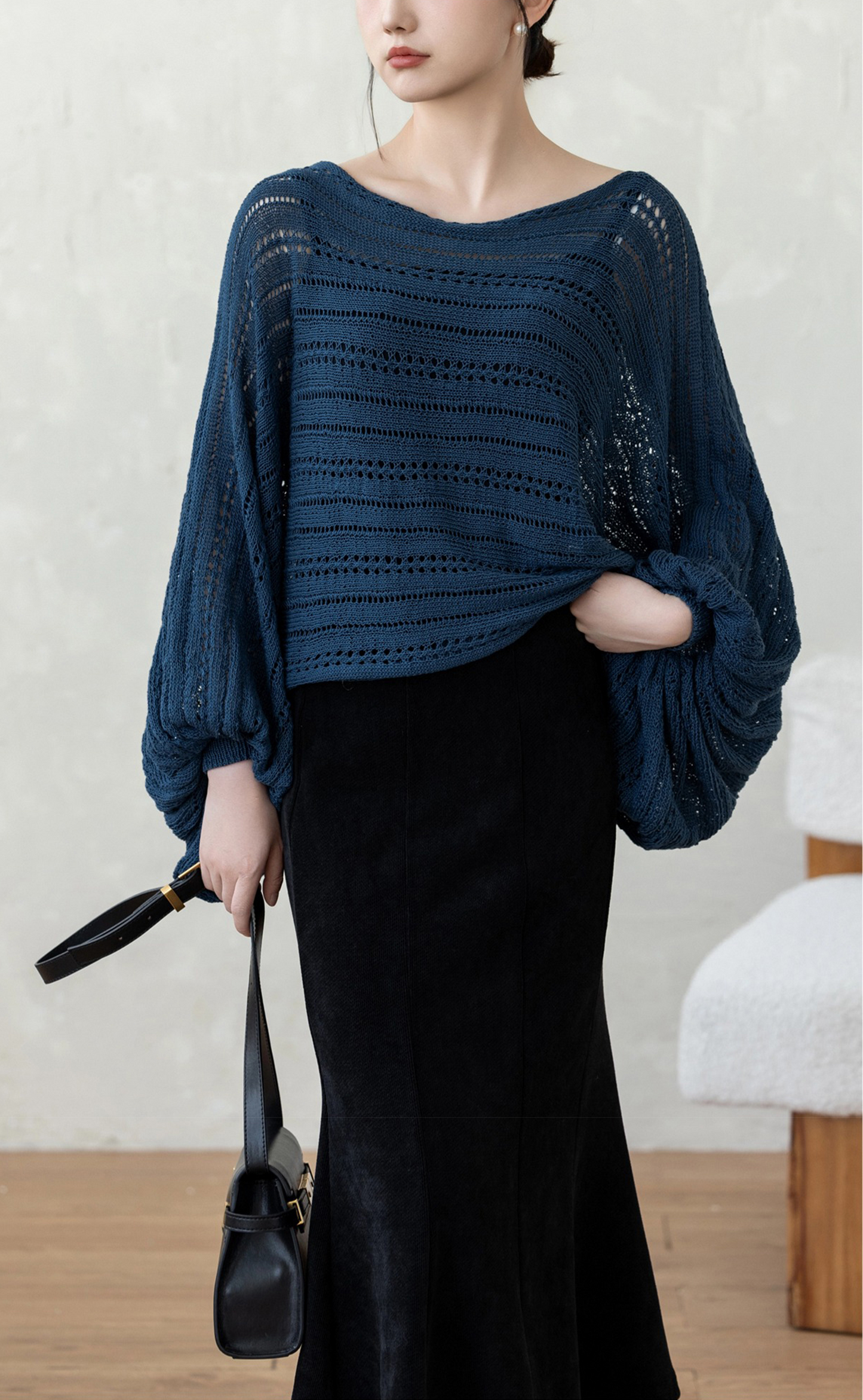 Shadow Pullover Knit Yarn Kit