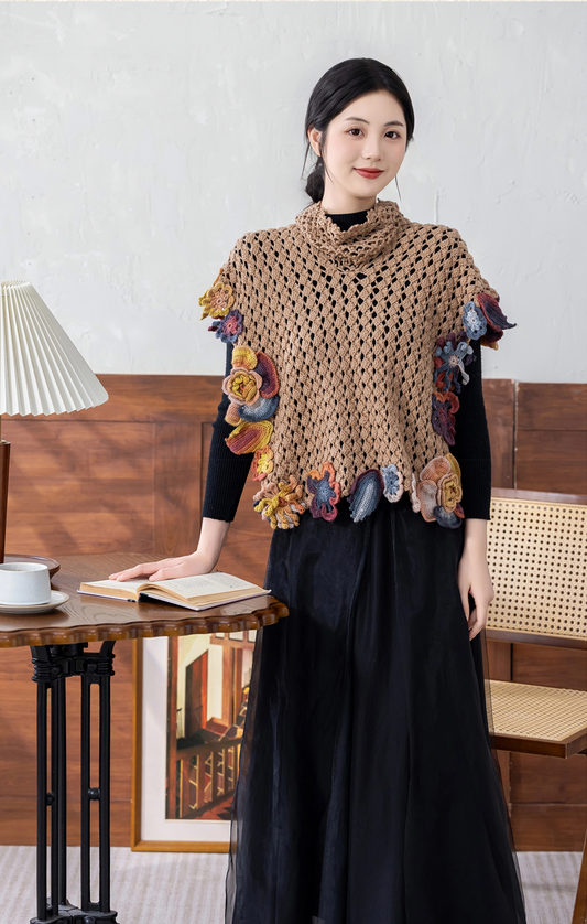 Mannai Schal häkeln digitales Muster