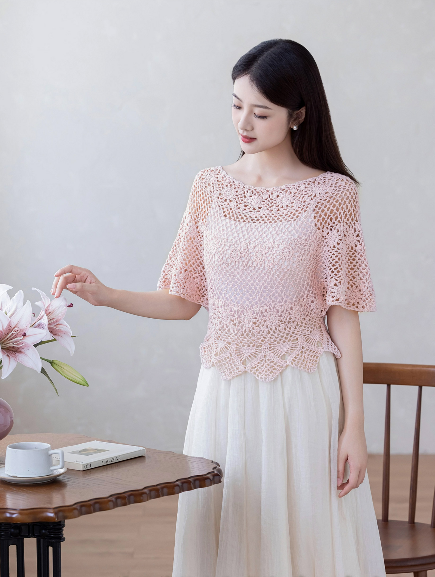 Phoenix Tail Blouse Crochet Yarn Kit
