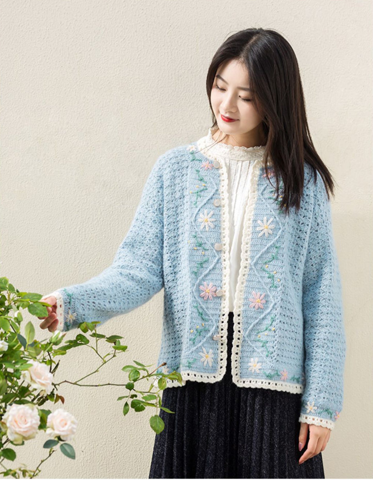 Rococo Cardigan Crochet Pattern
