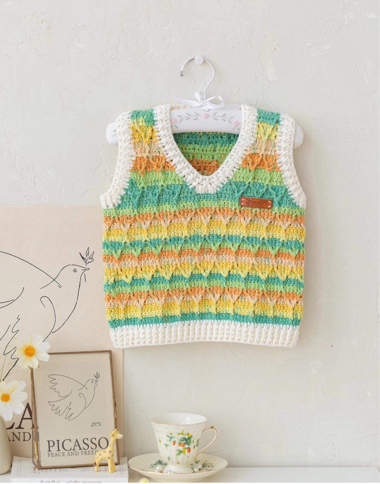 Fresh Mint Vest Crochet Pattern