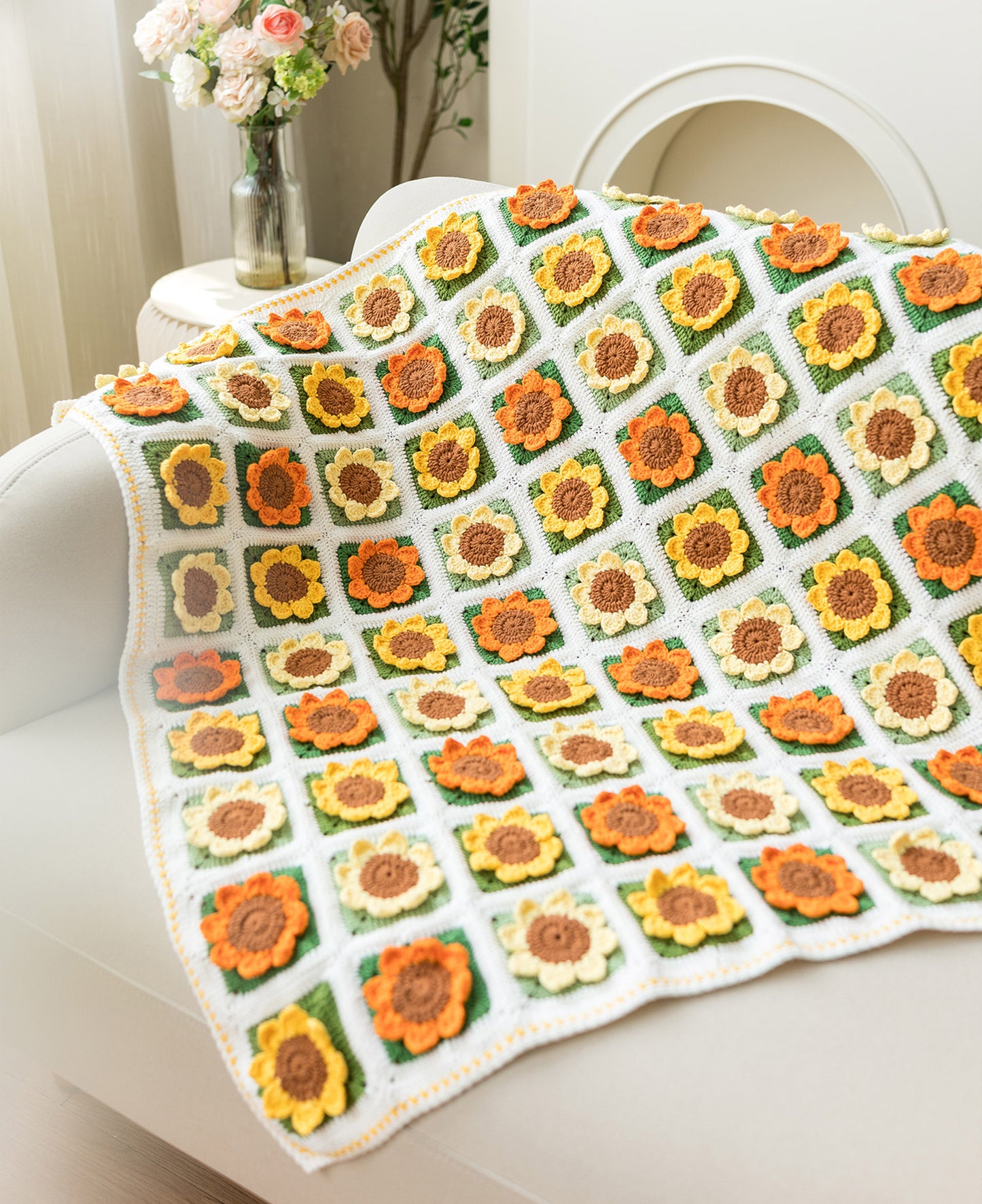 Yard Patchwork Blanket Crochet Pattern