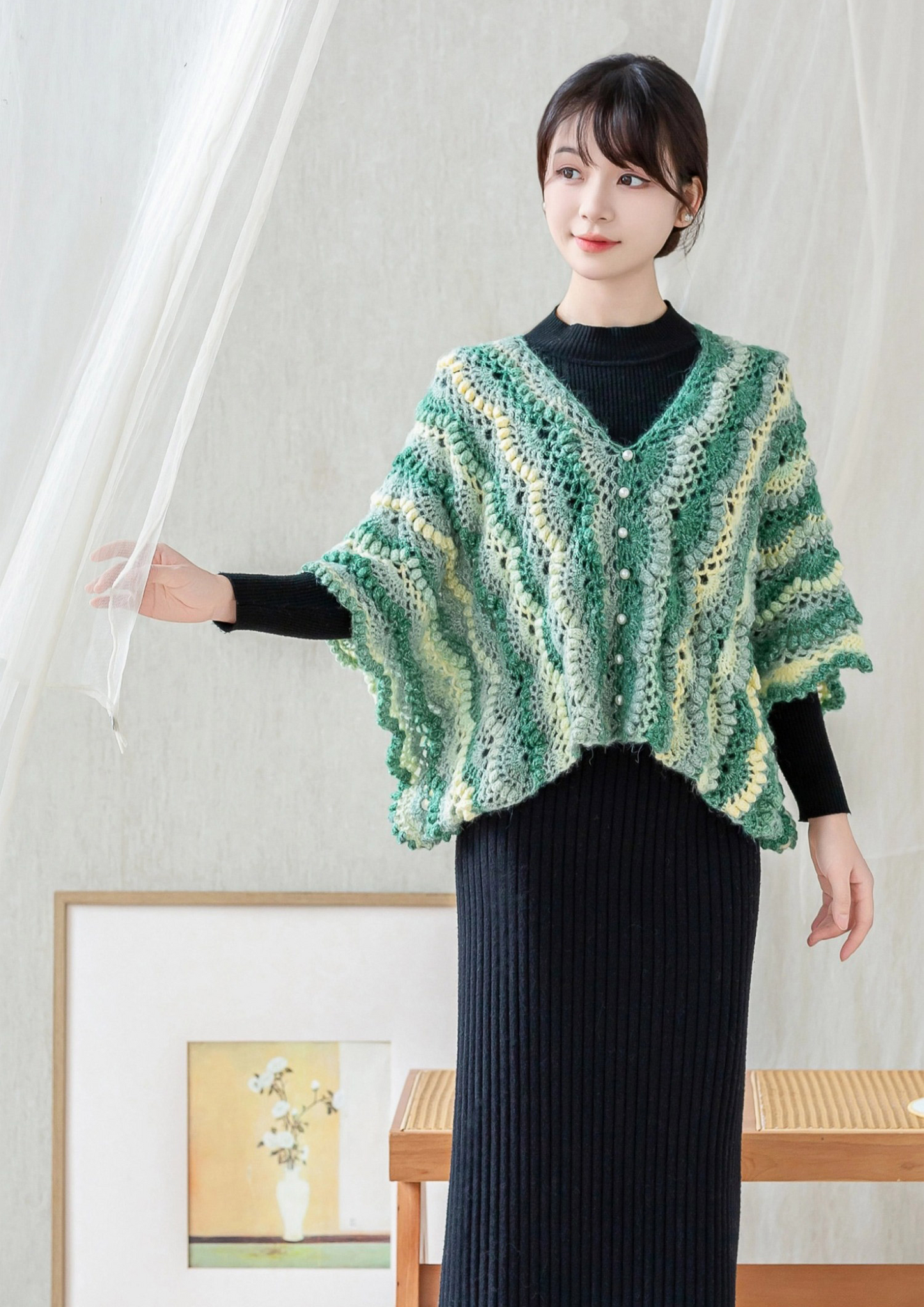 Limpid River Pullover Crochet Yarn Kit