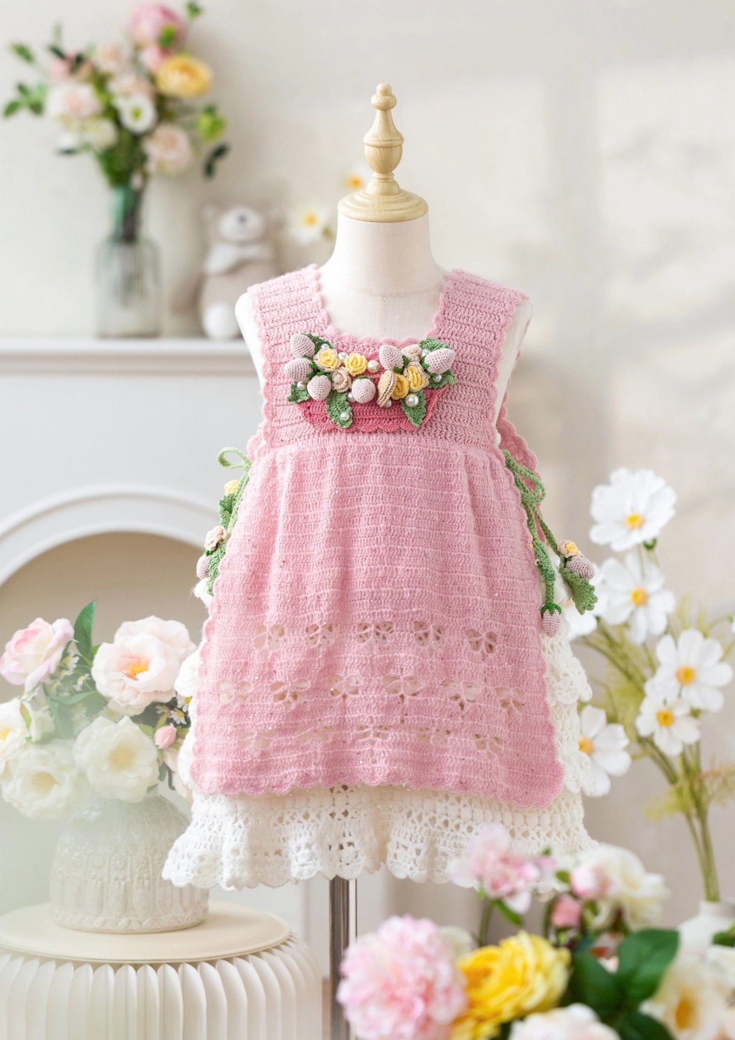 Afternoon Tea Dress Crochet Yarn Kit