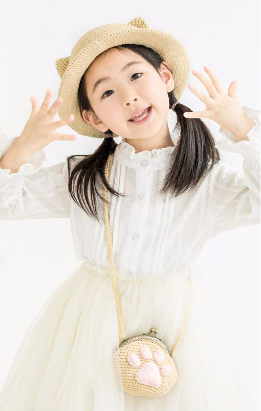 Cute Cat Hat And Bag Set Crochet Pattern