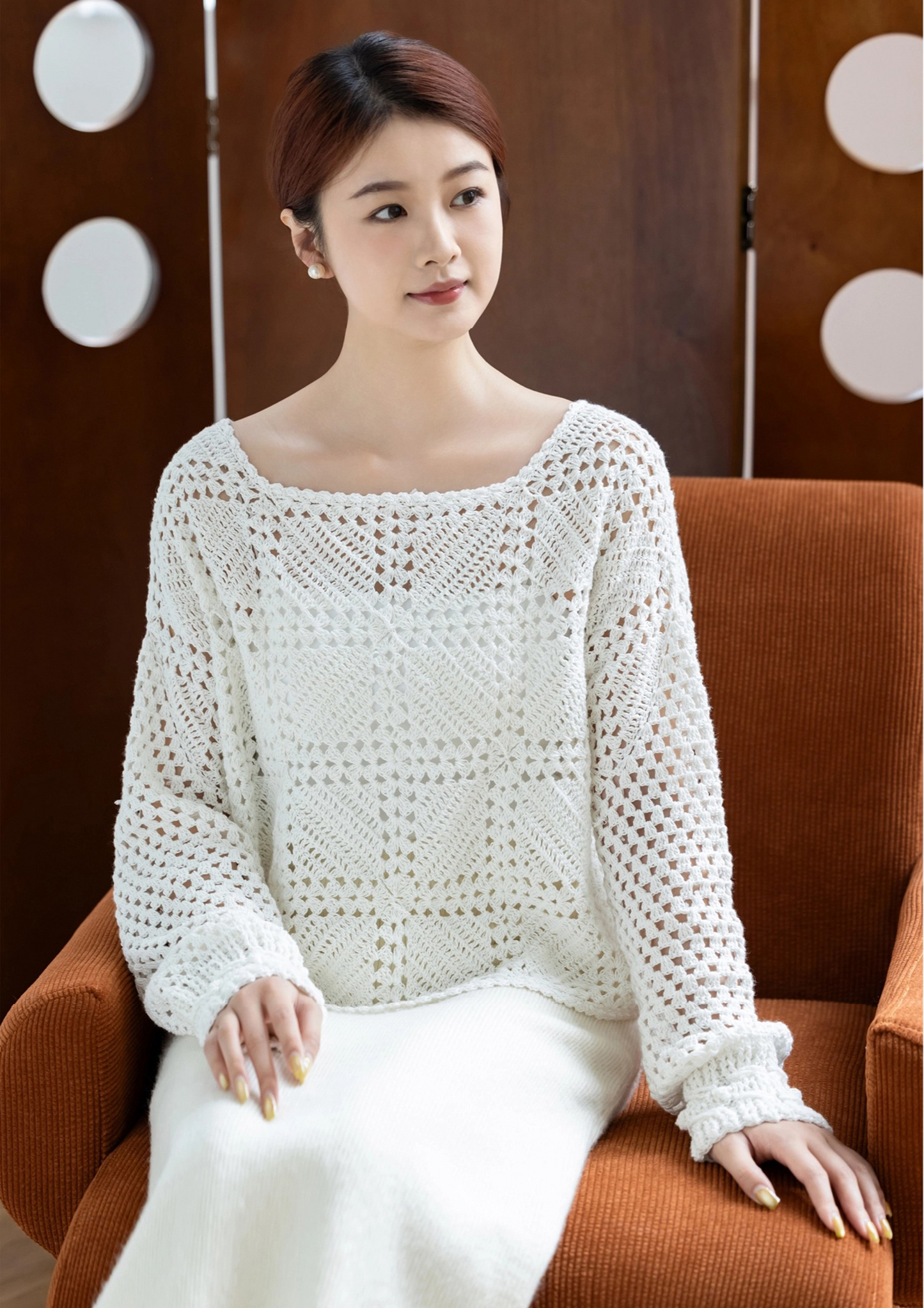 Chamomile Pullover Crochet Yarn Kit