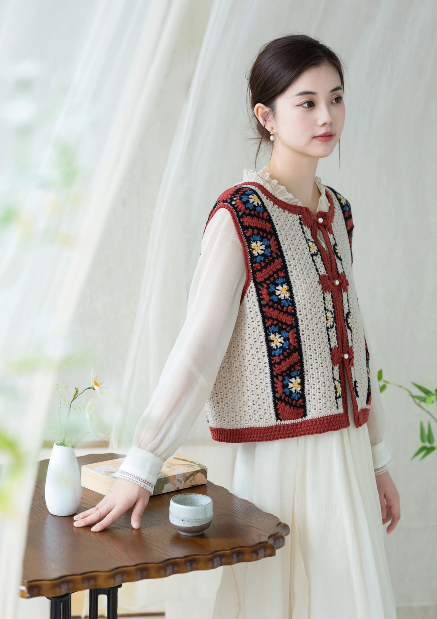 Changhuan Opening Vest Crochet Tutorial | Chinese Aesthetics Series | Susan's Family