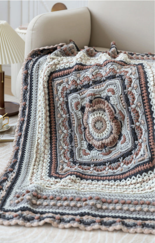 Creamy Mousse Blanket Crochet Pattern