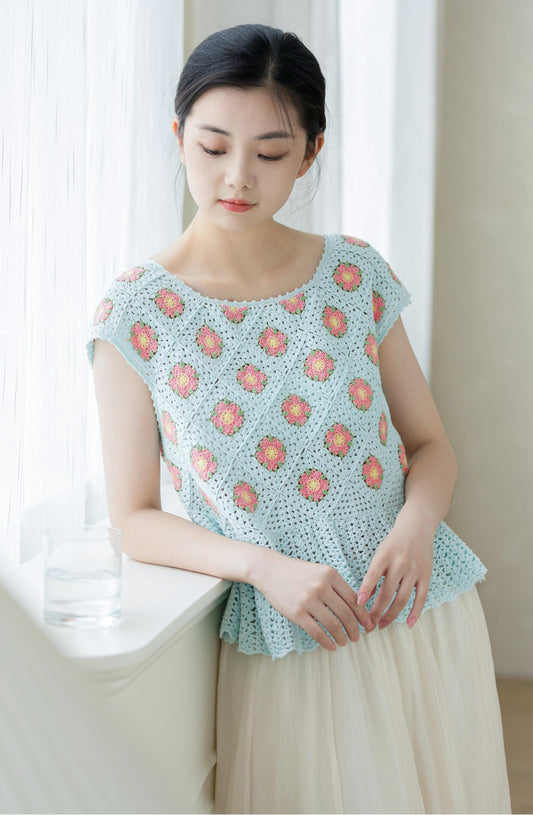 Cherry Blossom Top Crochet Pattern