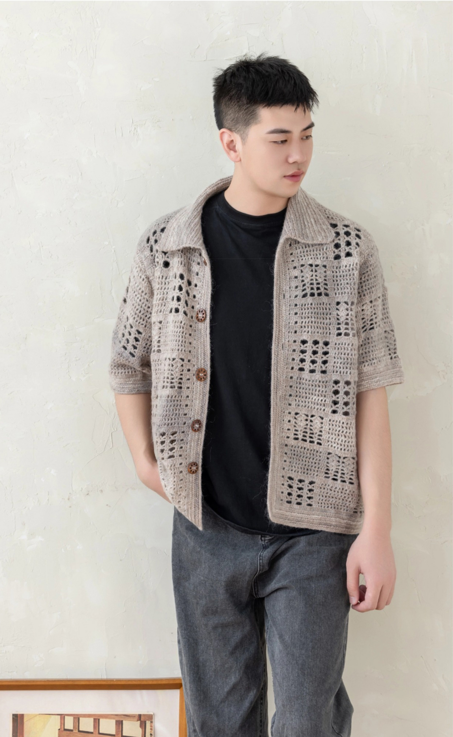 Starlight Couple Cardigan Crochet Pattern
