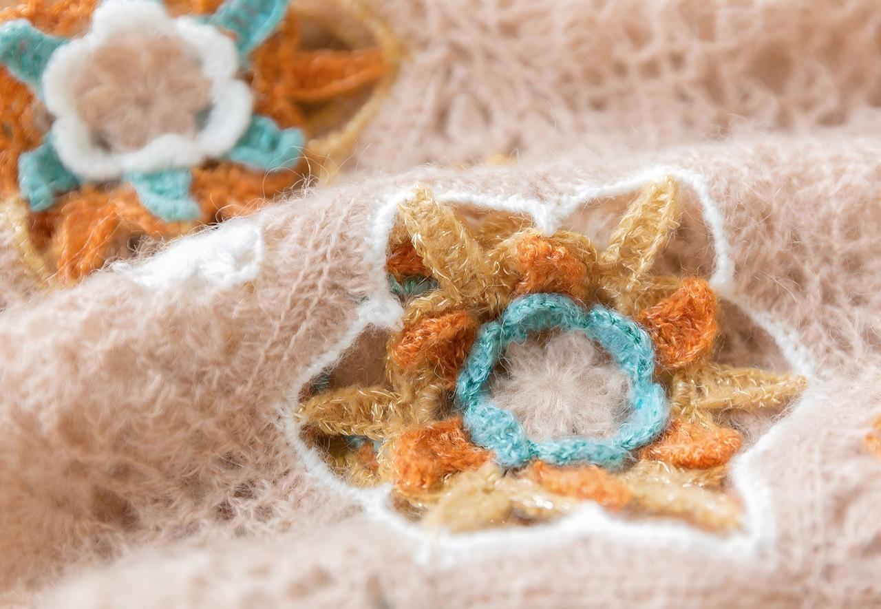 Mucha Mosaic Shawl Crochet Pattern