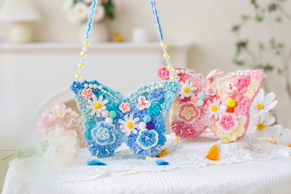 Butterfly Crossbody Bag Crochet Pattern