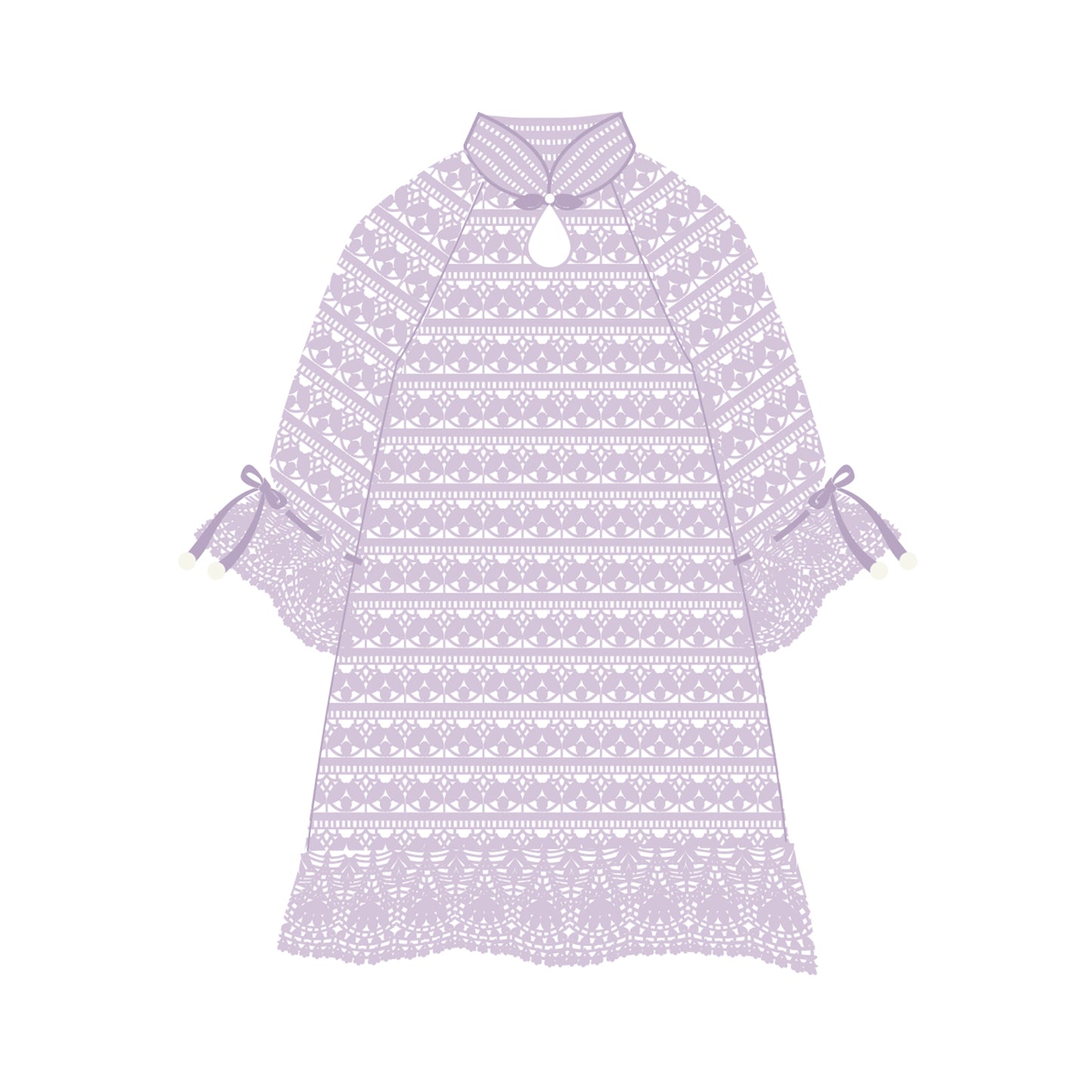 Southern Breeze Modern Qipao Crochet Yarn Kit | Susan's Family