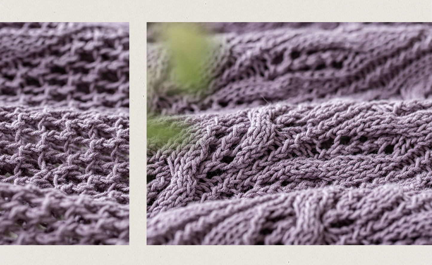 Shadow of Hibiscus Knit Pattern