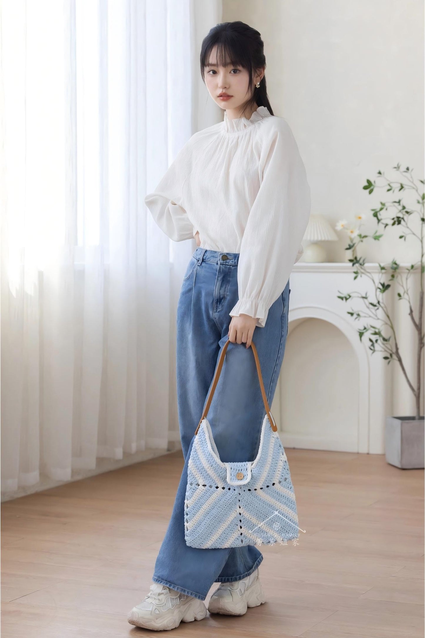 Square Spiral Shoulder Bag Crochet Pattern