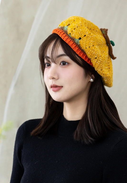 Persimmon Beret Crochet Pattern