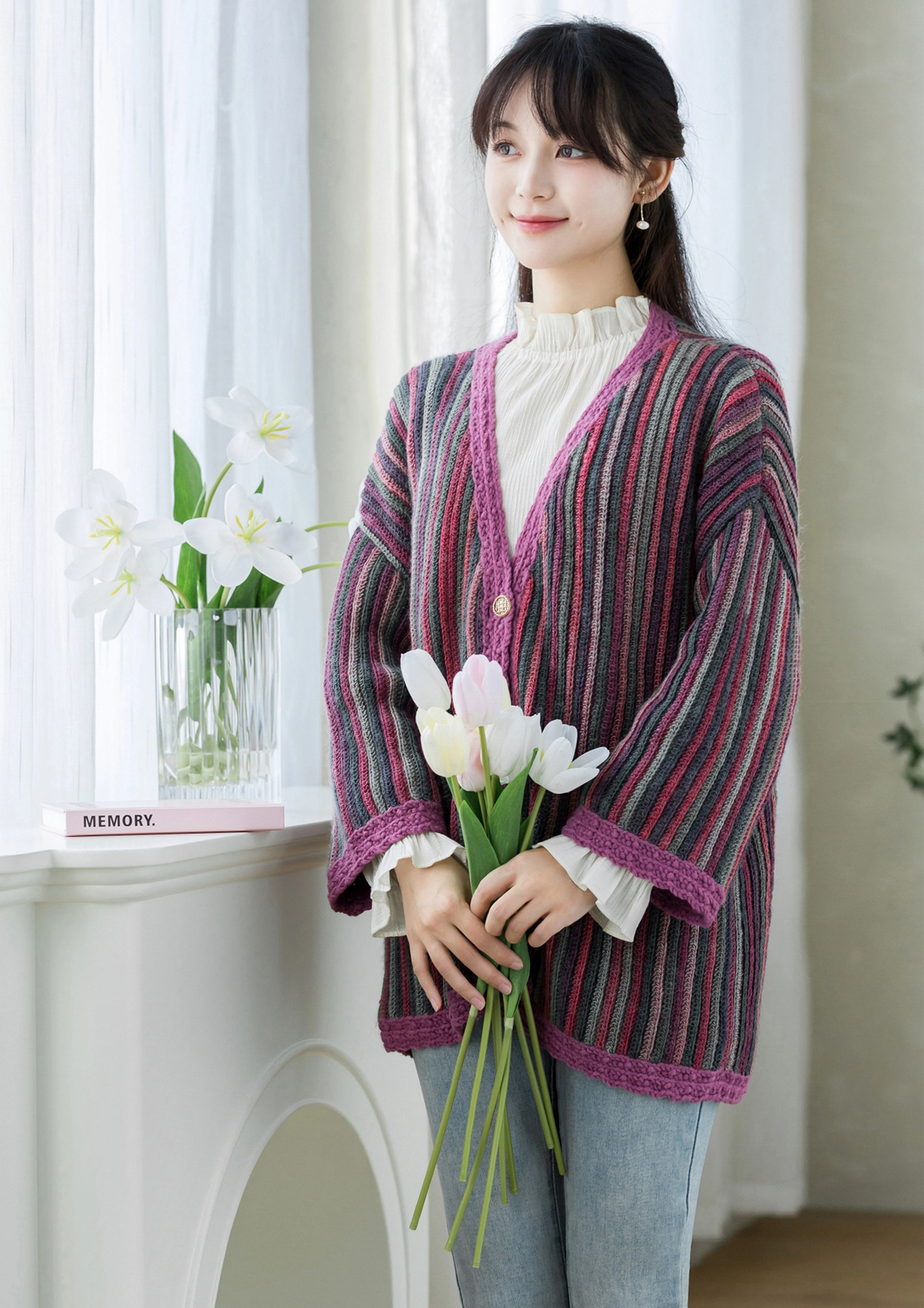 Dawn Hibiscus Cardigan Crochet Pattern