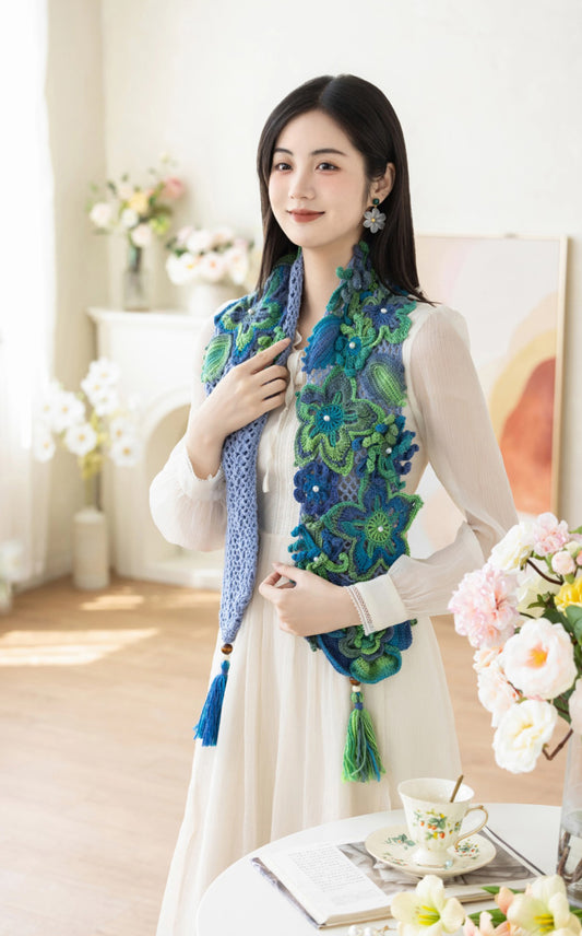 Shiny Scarf Crochet Kit