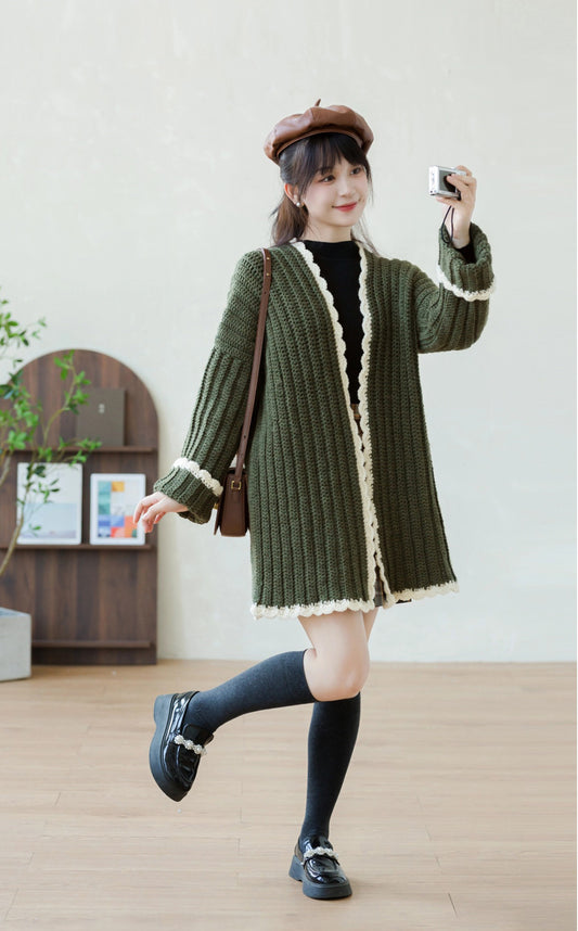 Matcha Coat Crochet Kit