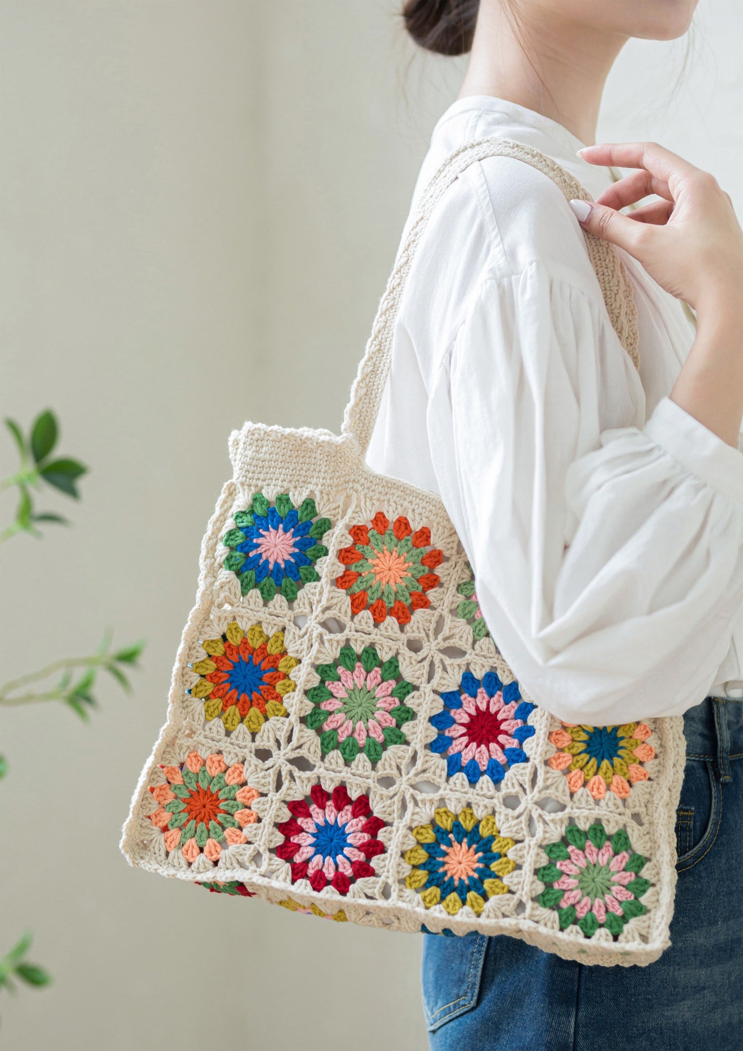 Granny Square Bag Crochet Pattern