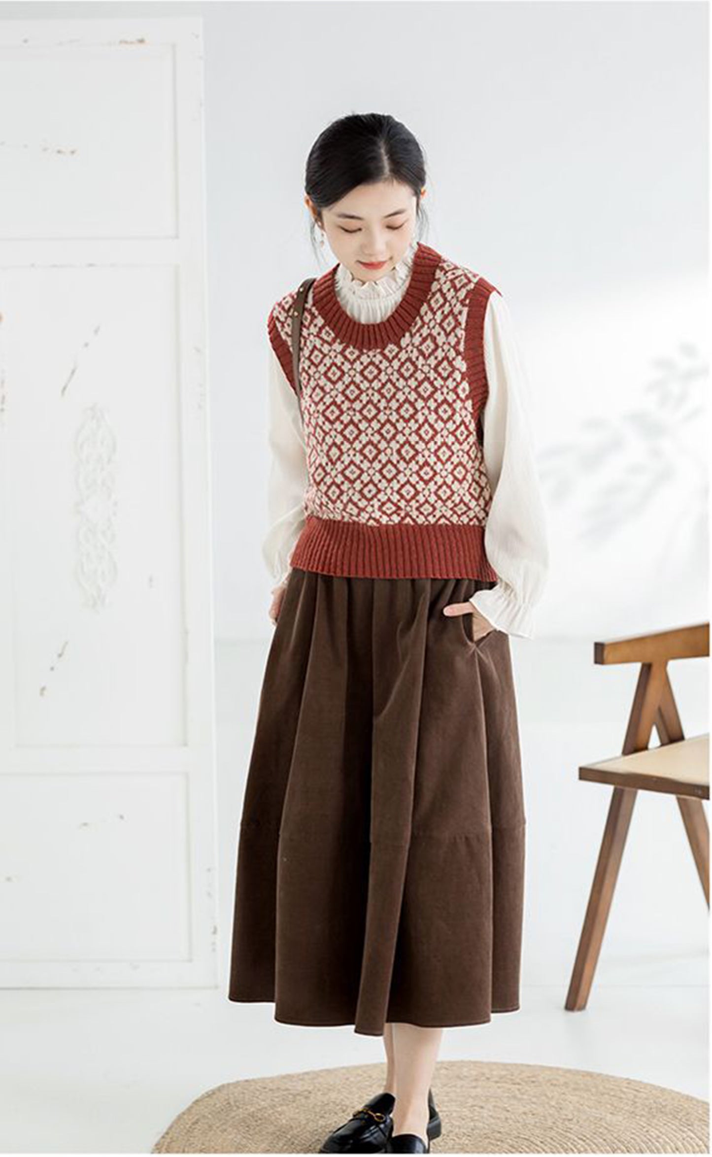 Argyle Vest Knit Pattern