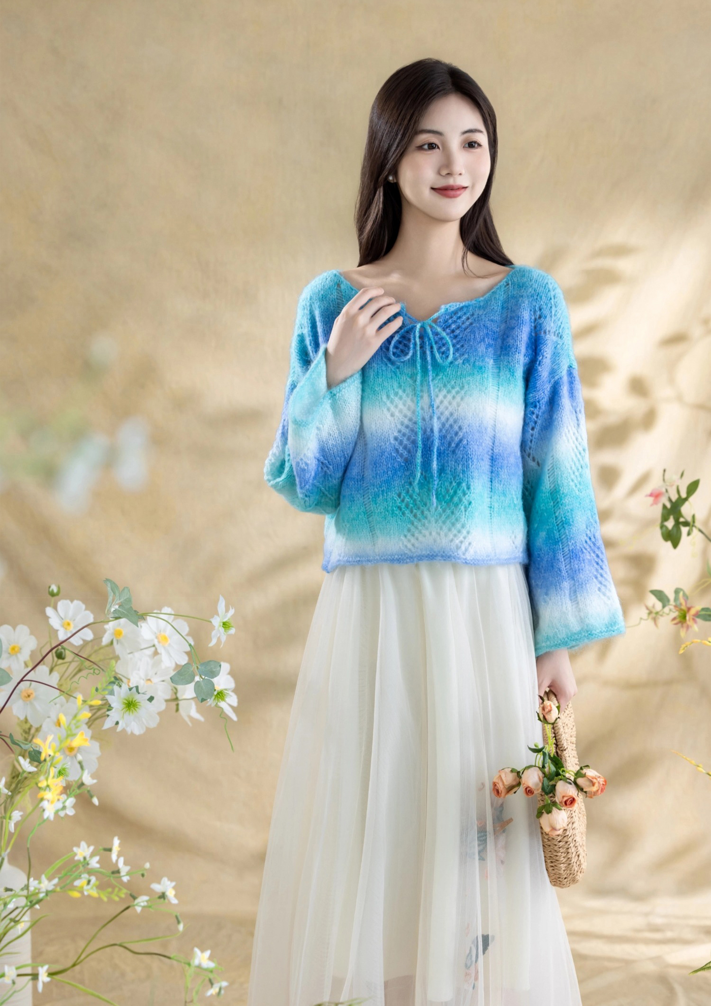 Butterfly Shade Pullover Knit Pattern