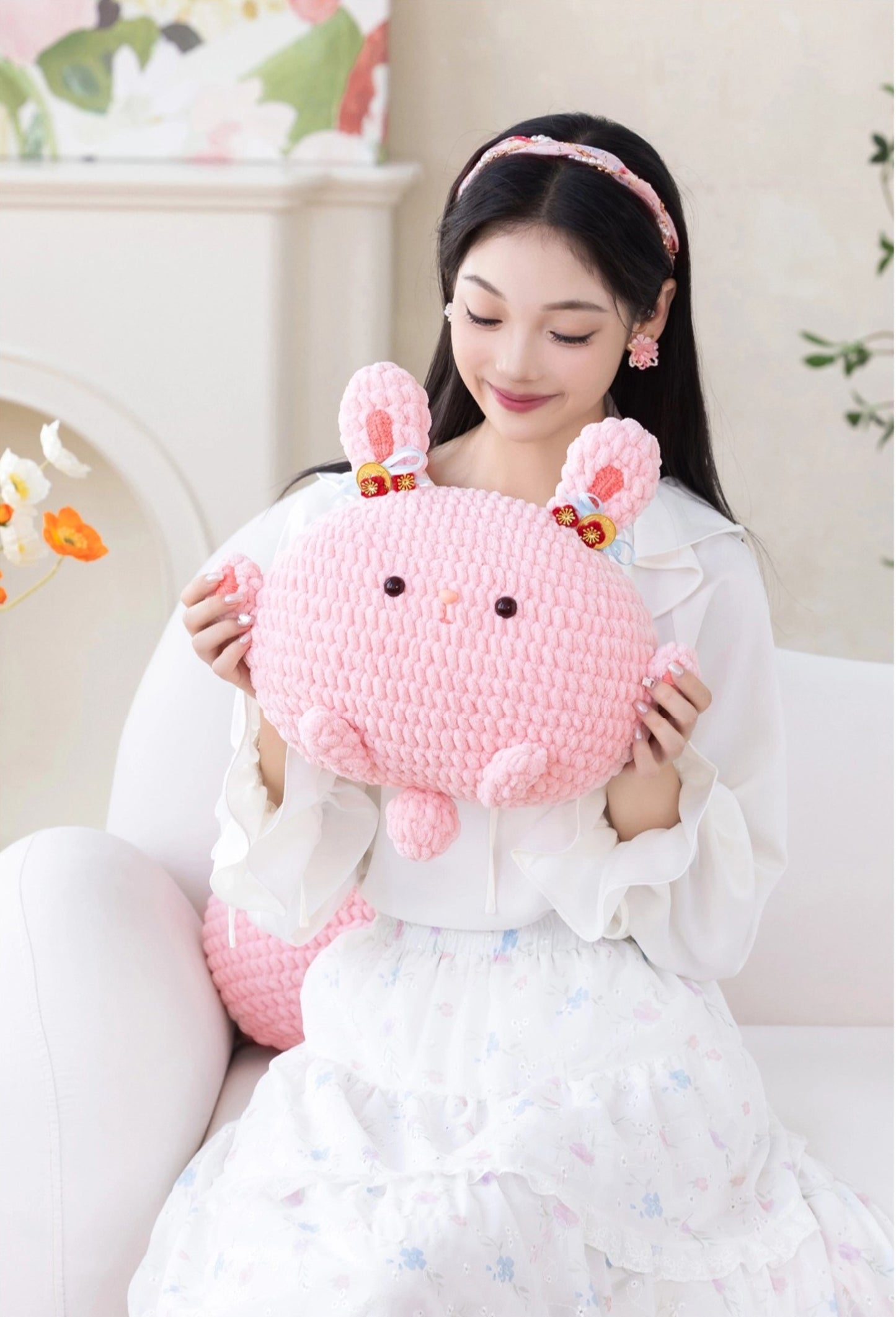 Cute Animal Pillow Crochet Kit
