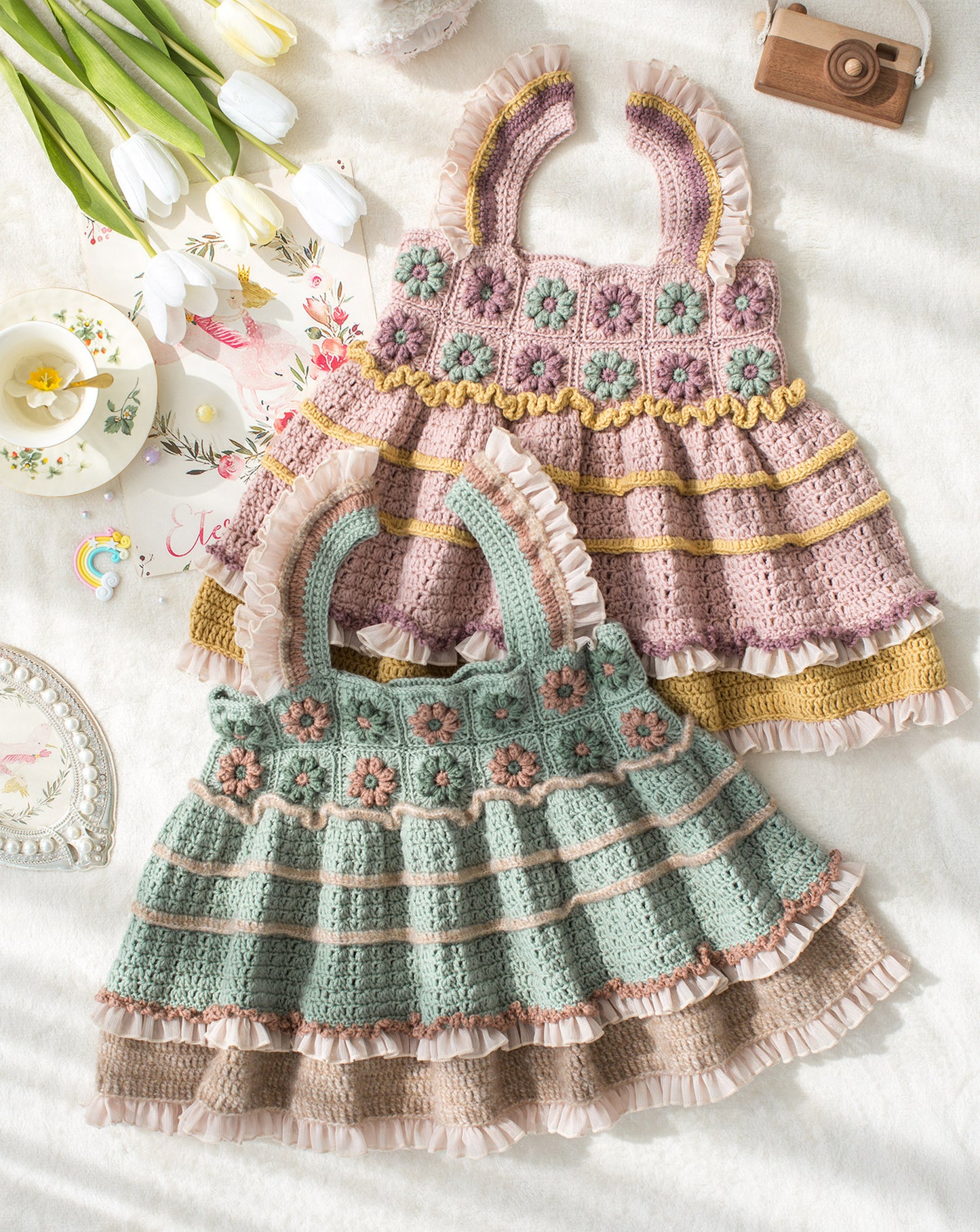 Victoria Waltz Dress Crochet Yarn Kit