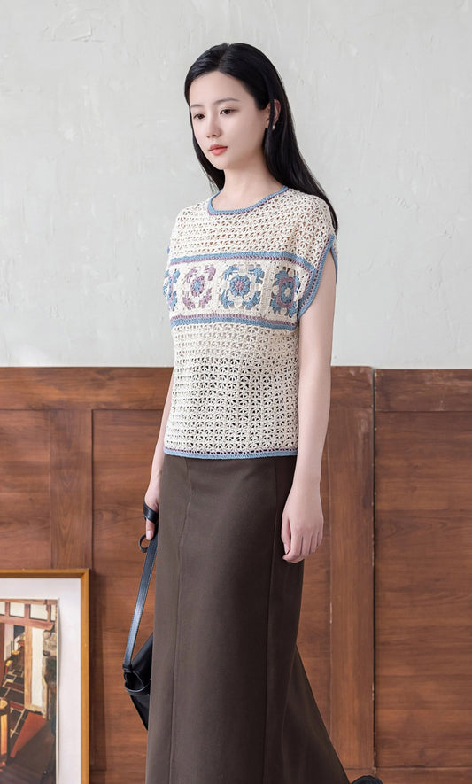 Long Summer Lace Cardigan Crochet Pattern