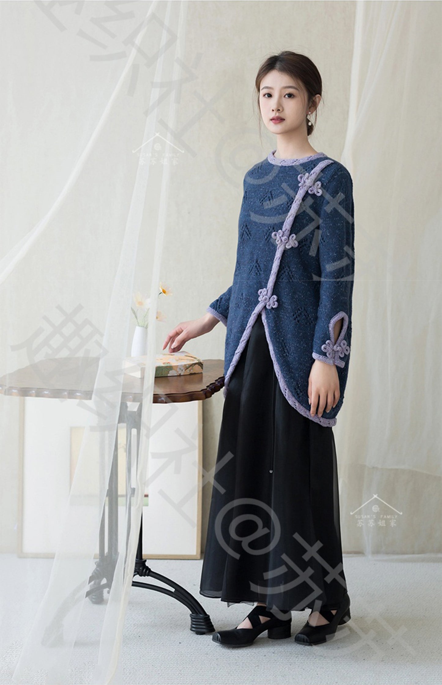 Chinese Rain Bell Sweater Knit Pattern