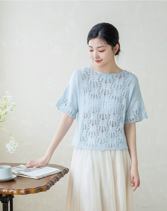 Flower of the Palm Knit Yarn Kit