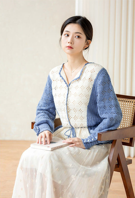 French Blouse Crochet Yarn Kit