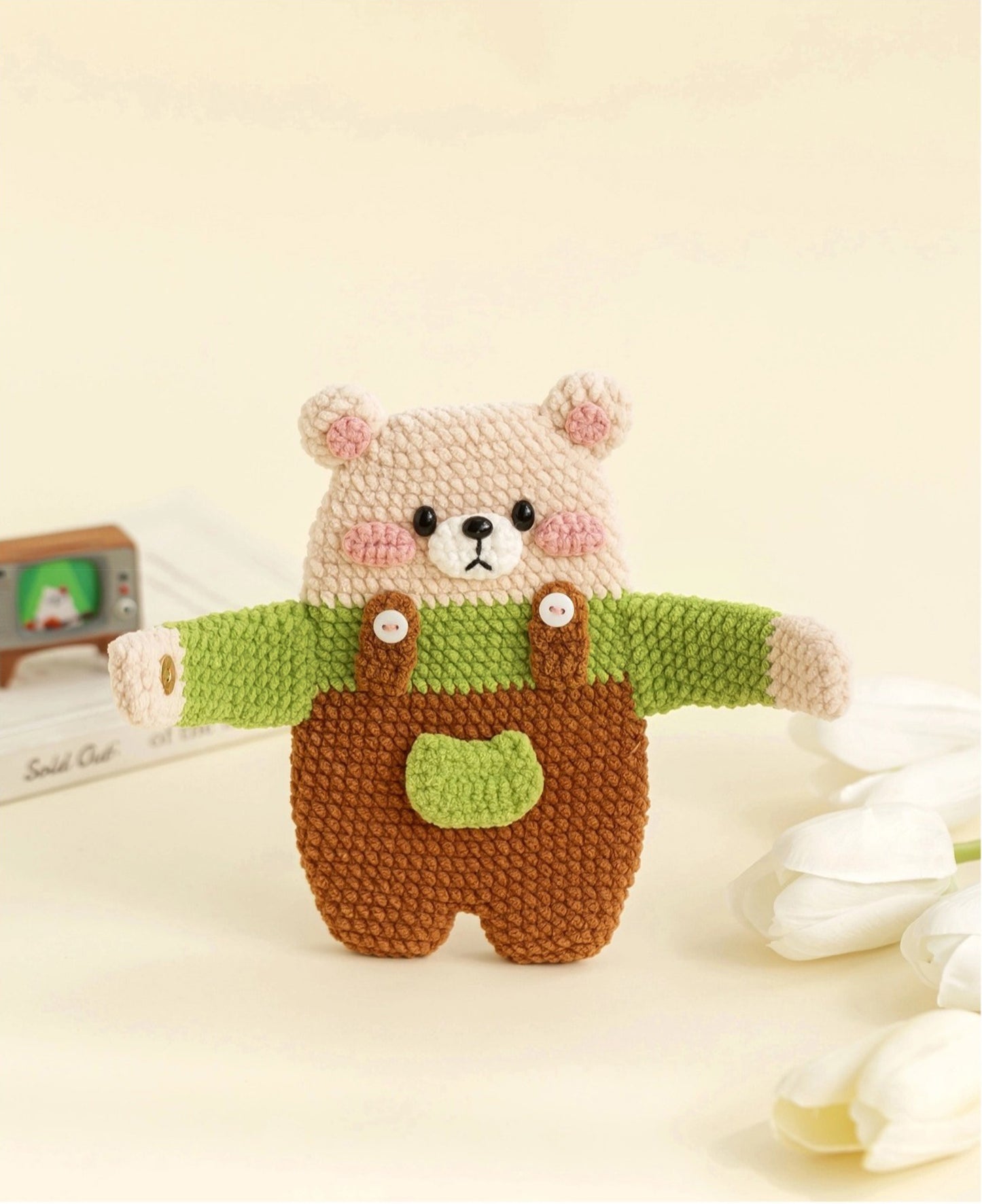 Bear Earphone Case Crochet Pattern